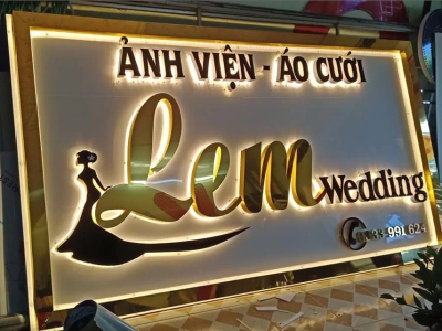 BẢNG HIỆU CHỮ NỔI ALU SÁNG HẮT CHÂN LH: 0934 081 015