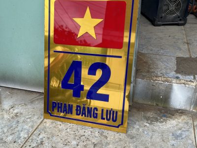 BẢNG SỐ NHÀ